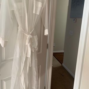 Never worn white see-through kimono cardigan